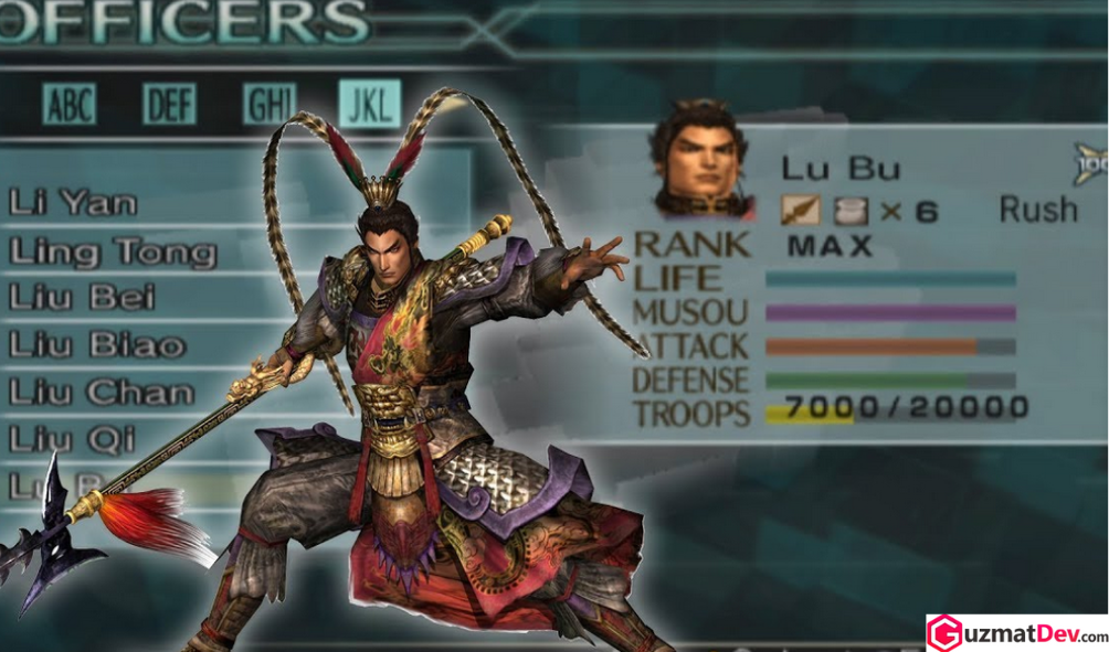 cara mendapatkan karakter Dynasty Warrior 5 (b)