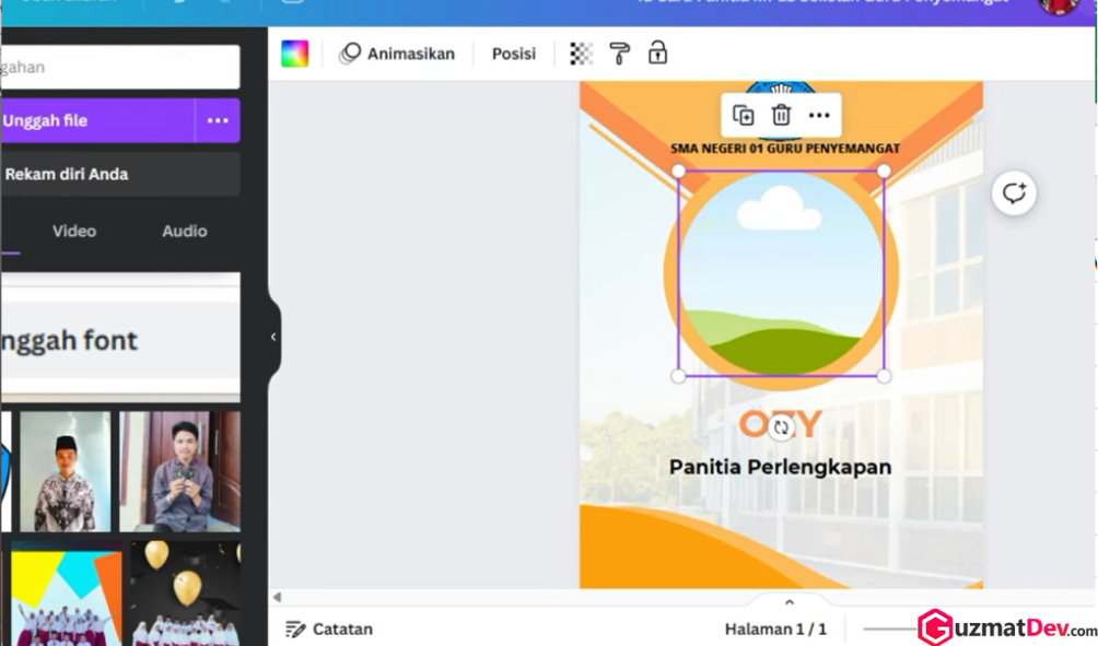 cara membuat twibbon MPLS canva dan powerpoint 2