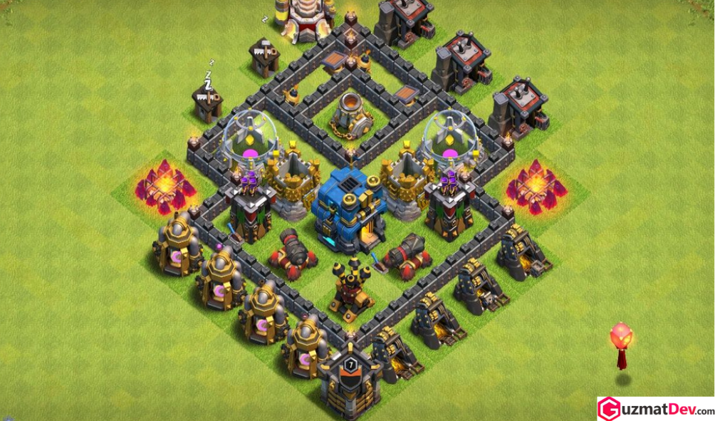 susunan CoC TH 4 terkuat 2