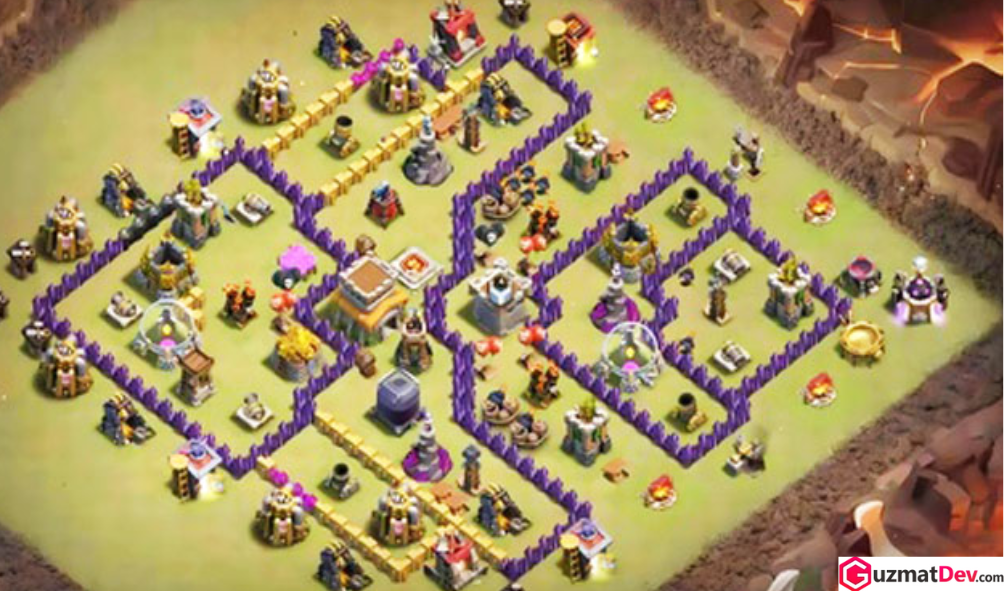 Pertahanan COC TH 8 Susah Ditembus 3