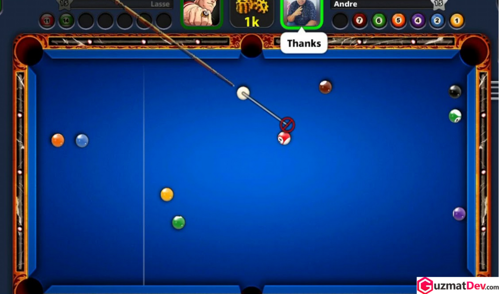 Cara Menggunakan Trik Sudut di 8 Ball Pool