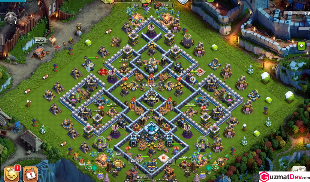 Formasi Base COC TH 13 Anti Bintang 2