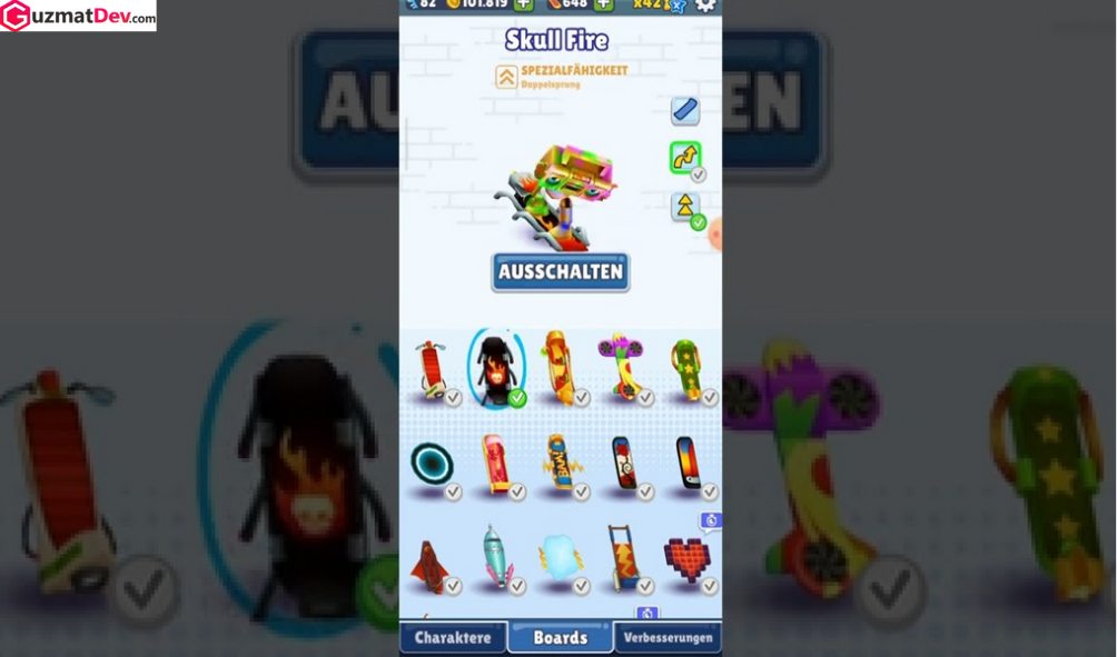 Hoverboard Terbaik di Subway Surfers