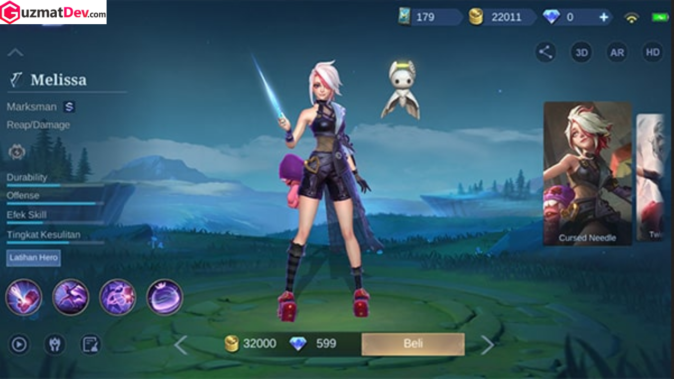 Build Melissa Tersakit Mobile Legends