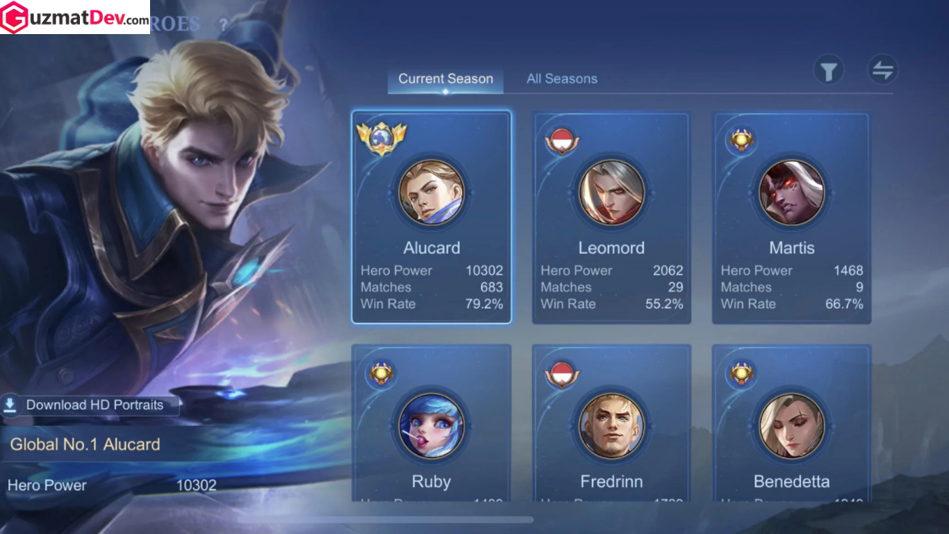 Hero counter Alucard Mobile Legends