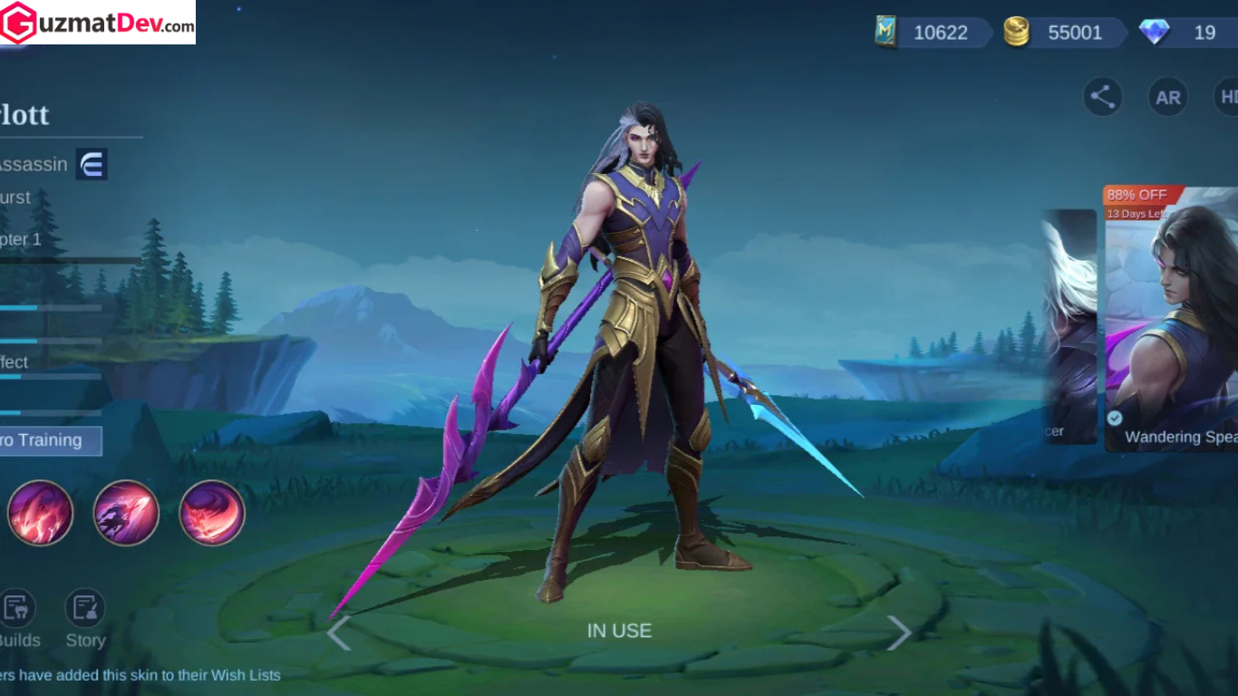 Build Arlott Mobile Legends