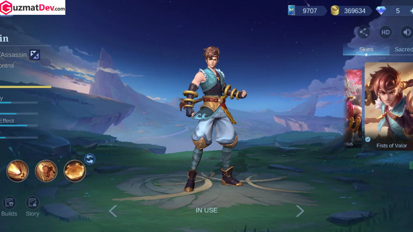 Build Yin Mobile Legends