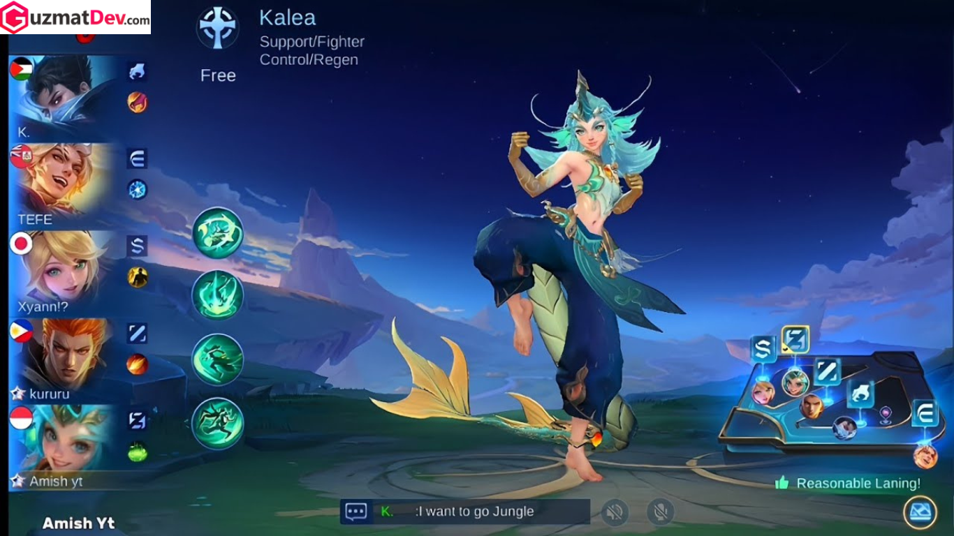 build tersakit Kalea Mobile Legends