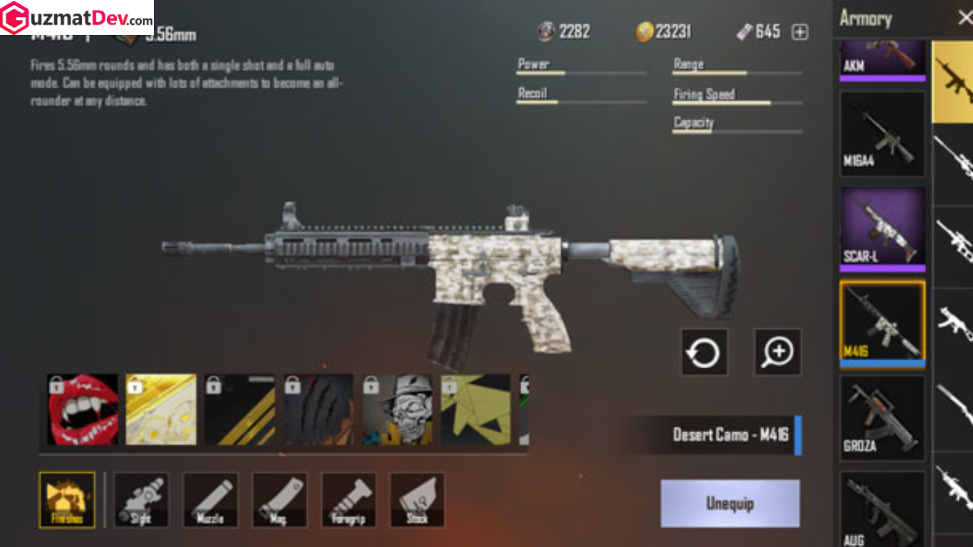 kombinasi senjata PUBG terbaik