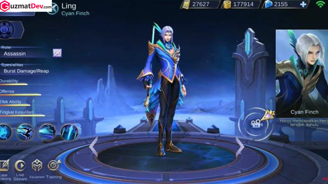 build Ling Mobile Legends