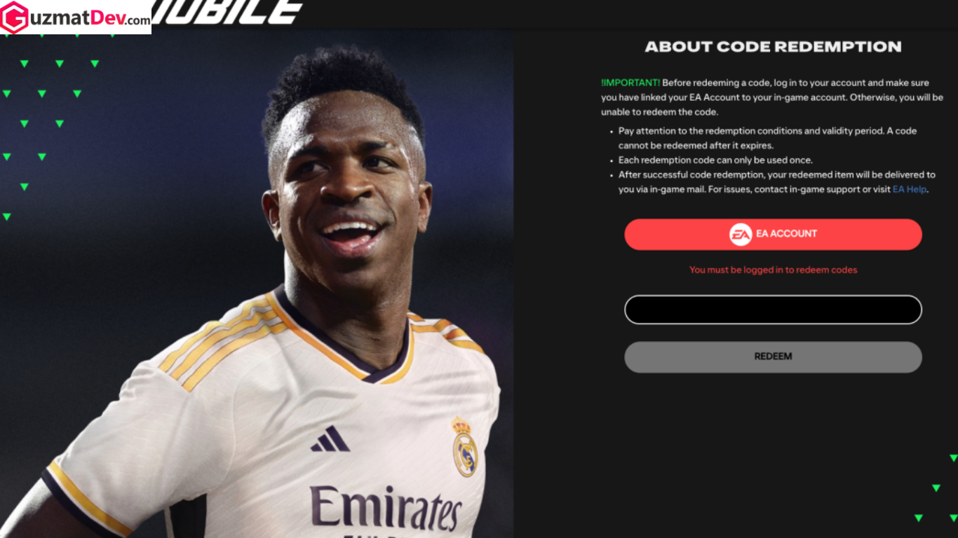 cara klaim kode redeem FC Mobile