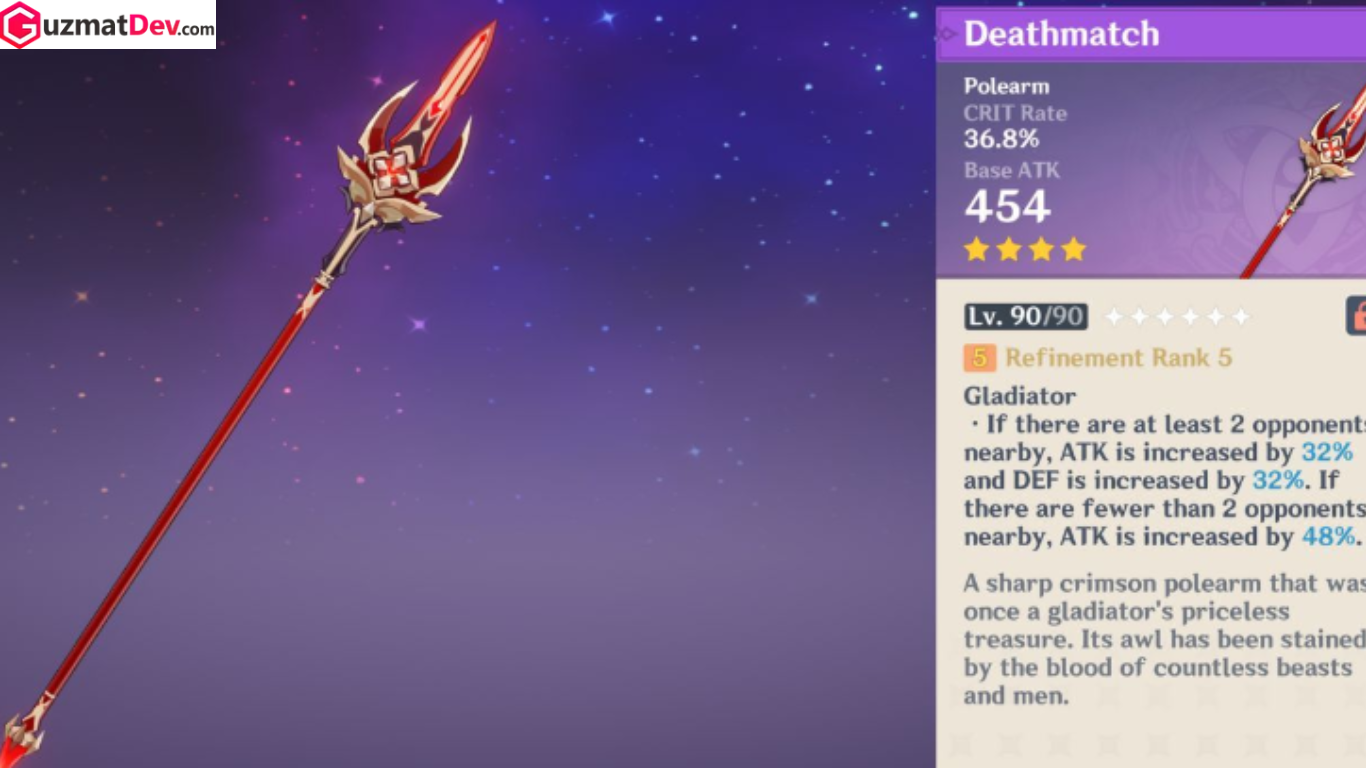 Senjata Polearm Terkuat Genshin Impact