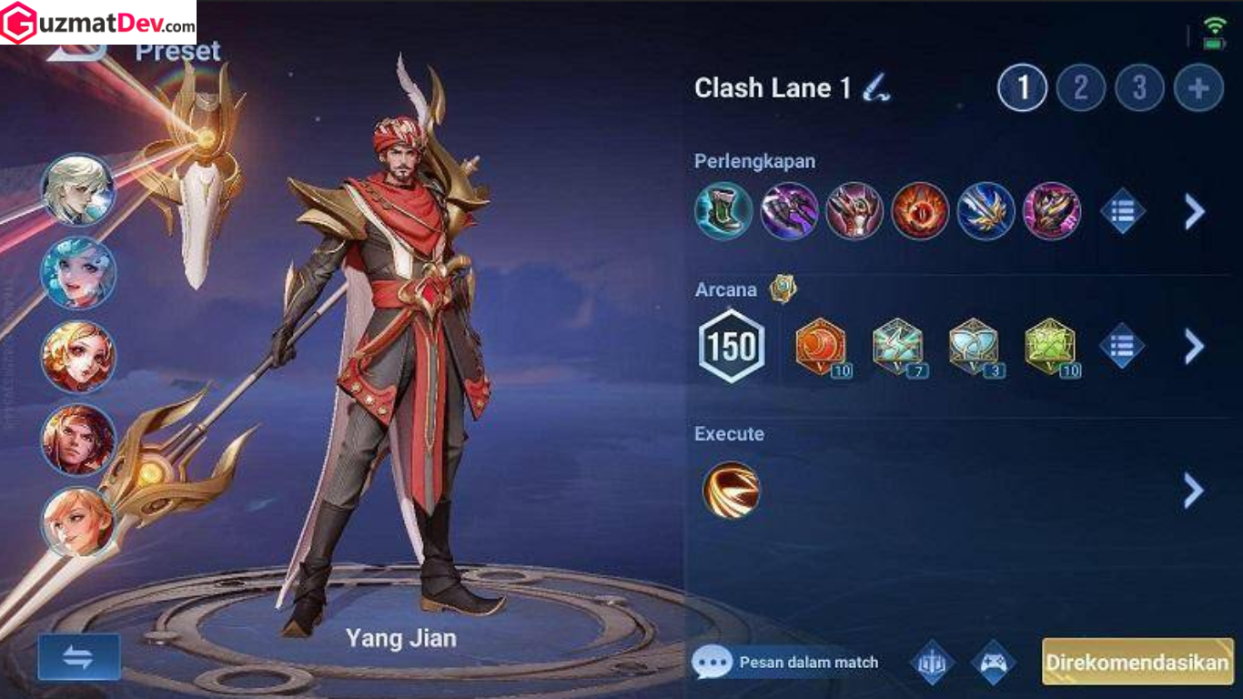 Build Yang Jian Honor of Kings