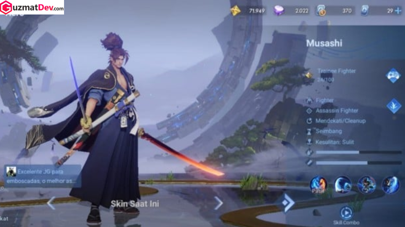Hero Counter Musashi Honor of Kings