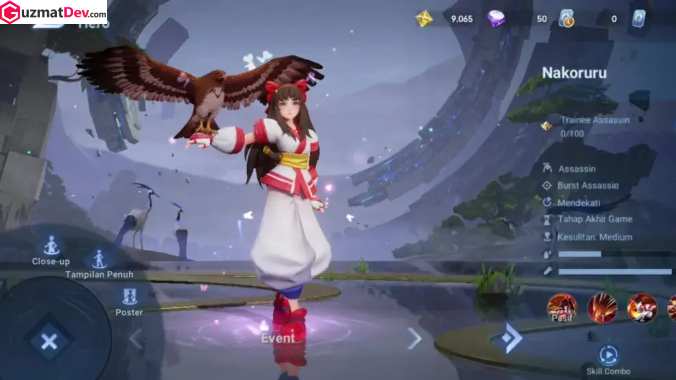 Build Nakoruru Honor of Kings