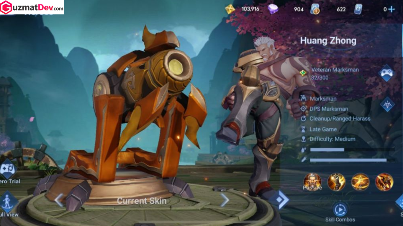 Build Huang Zhong Honor of Kings