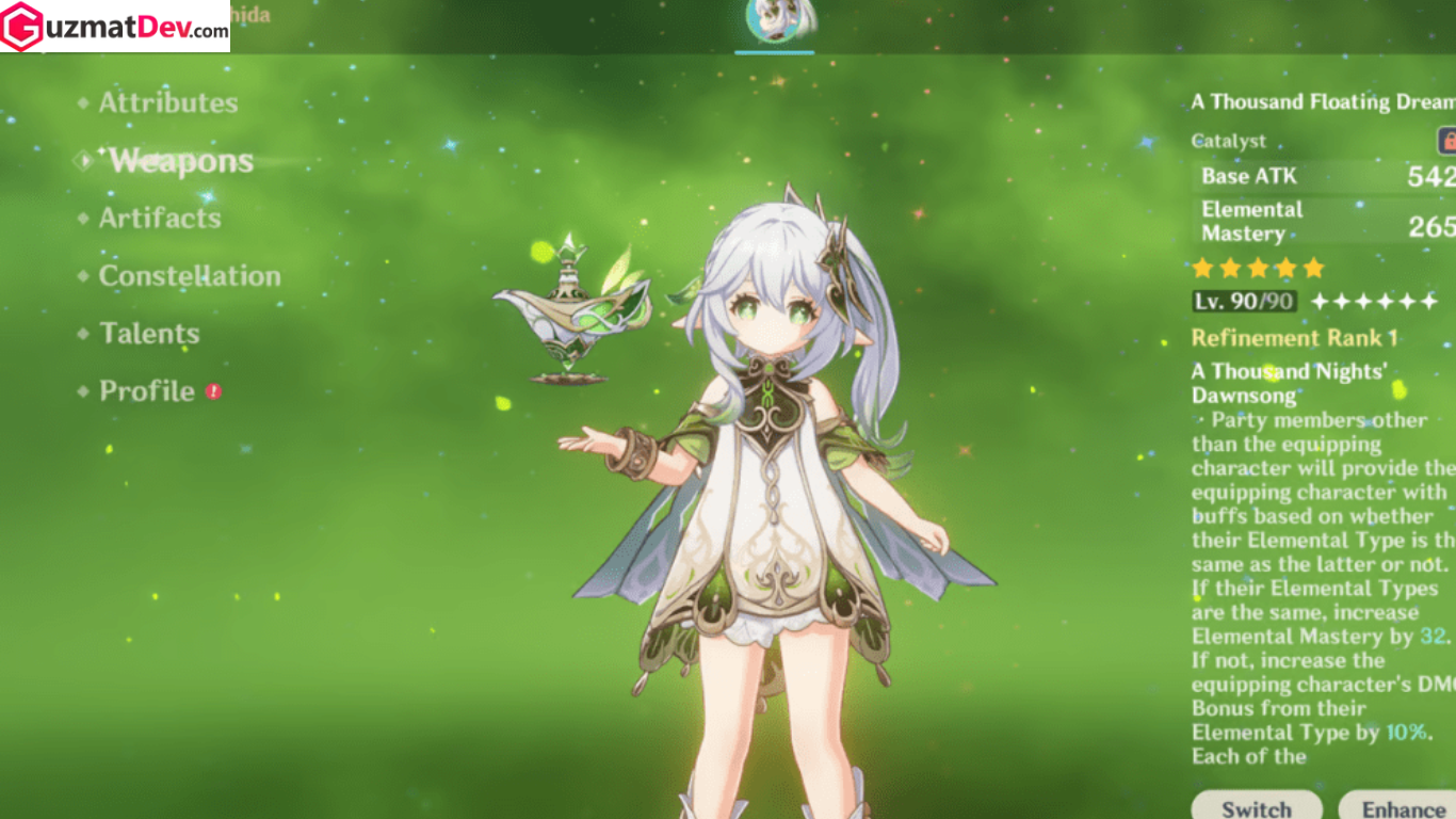 build Nahida Genshin Impact