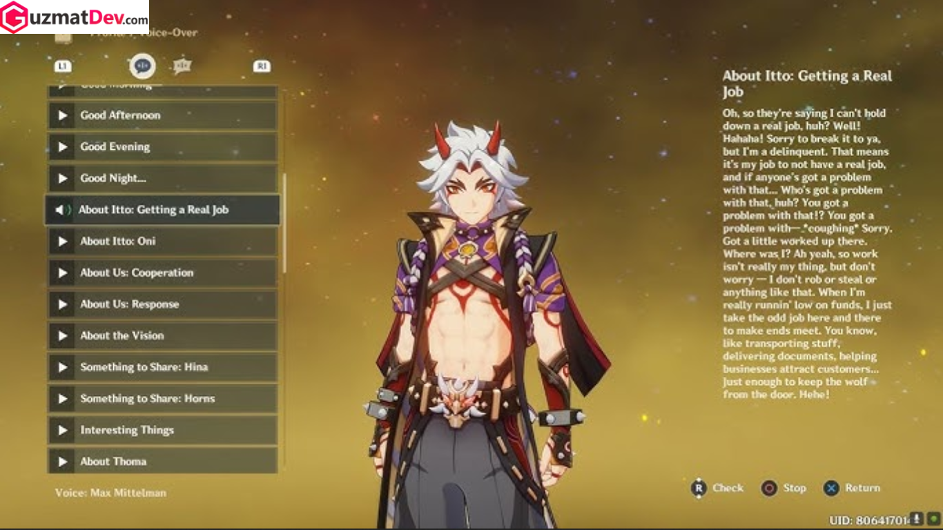 Build Arataki Itto Genshin Impact