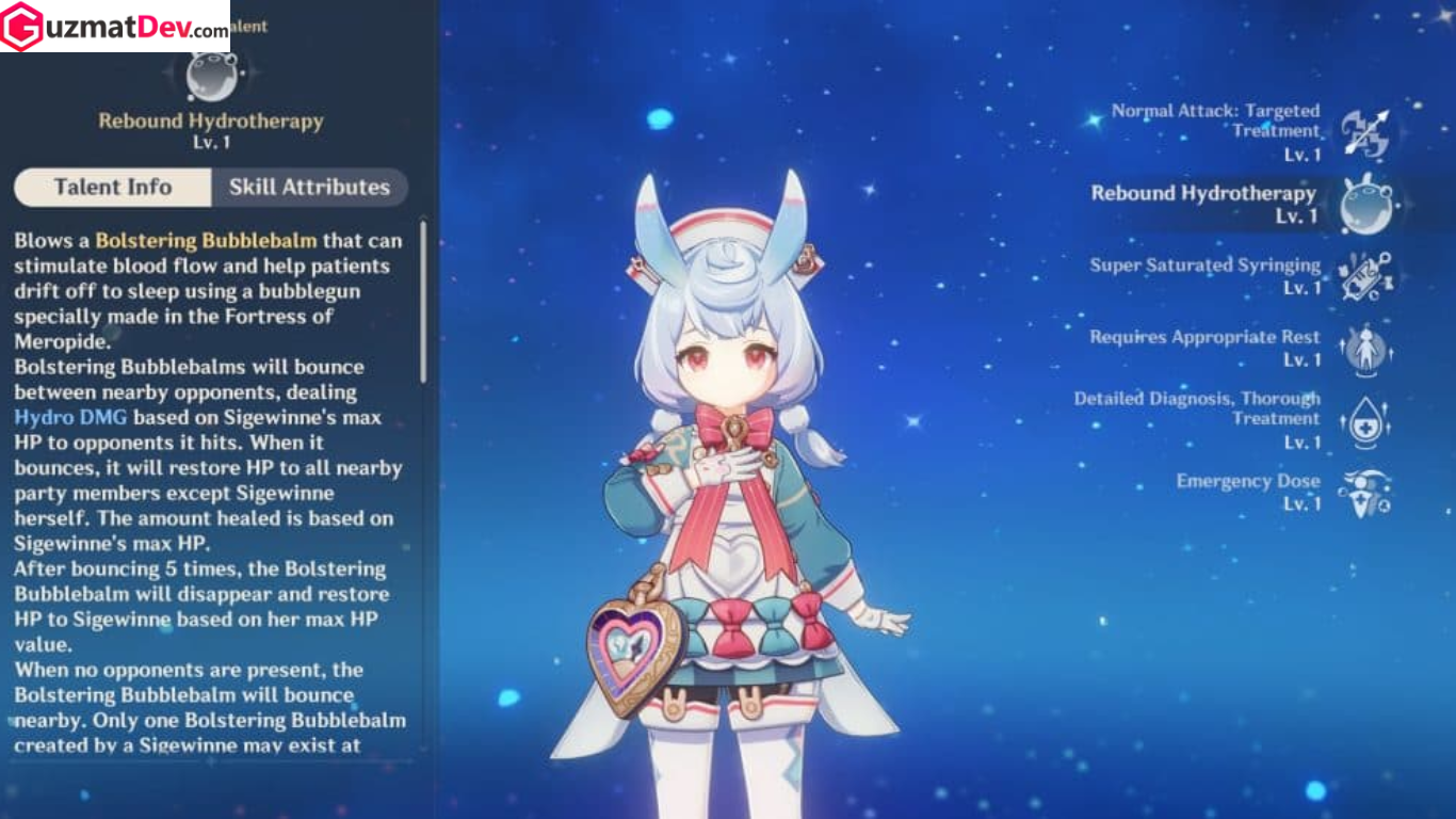 Build Sigewinne Genshin Impact